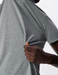 Graues DRY FAST T-Shirt Rundhalsausschnitt-4