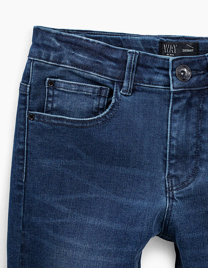 Boys’ vintage blue slim jeans - IKKS