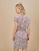 I.Code off-white floral print dress-3