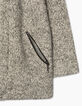 Cardigan gris &agrave; poches zipp&eacute;es fille-4