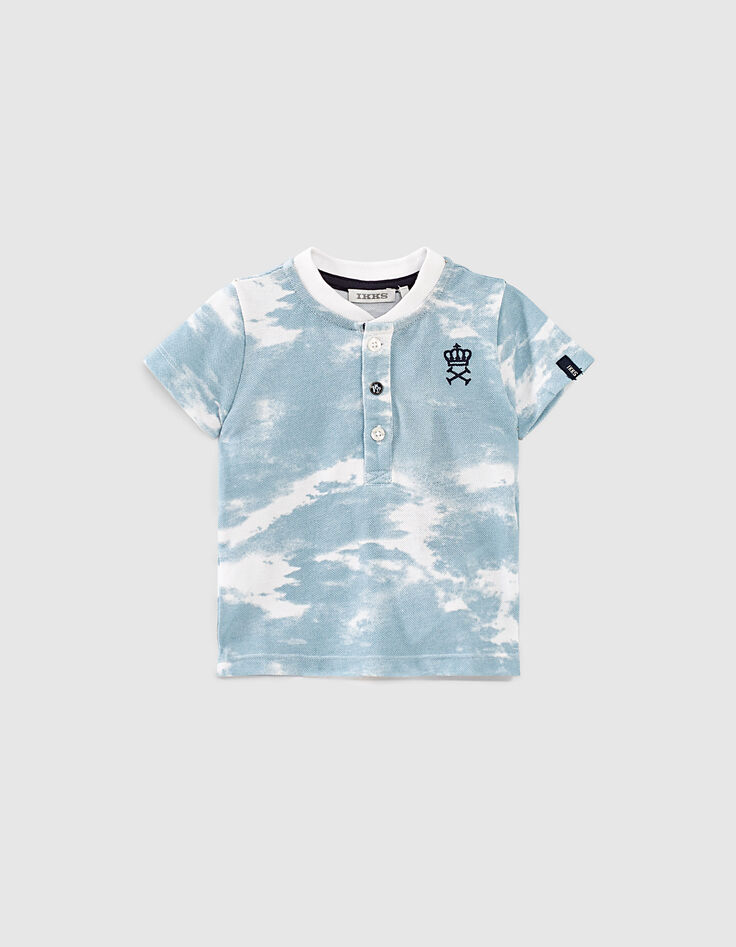 Conjunto polo gris y short felpa bio bebé niño -3 Conjunto polo gris y short felpa bio bebé niño -3