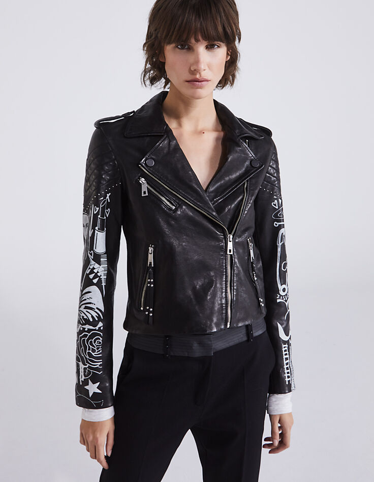 Damen Lederjacke 1440 Leather Story Tag Jisbar-6