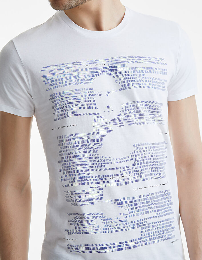 T-shirt Mona Lisa heren - IKKS