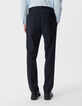 Men&rsquo;s navy suit trousers-3