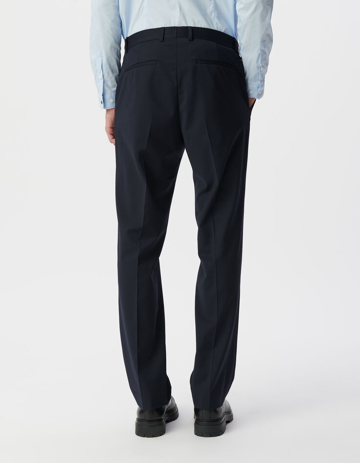 Men&rsquo;s navy suit trousers-3