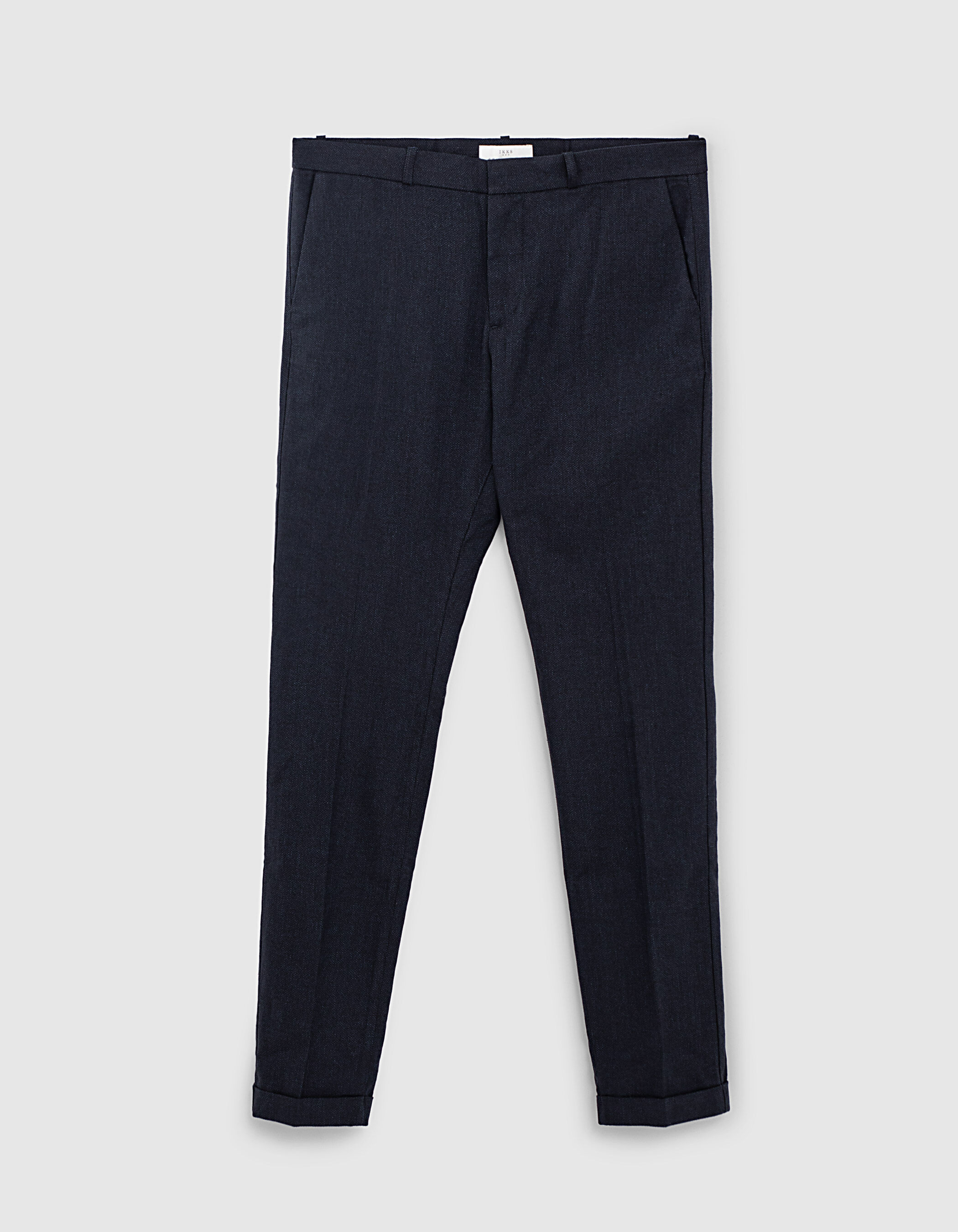 Mens navy cropped chinos clearance