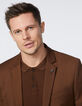 Veste de costume moka TRAVEL SUIT Homme-3