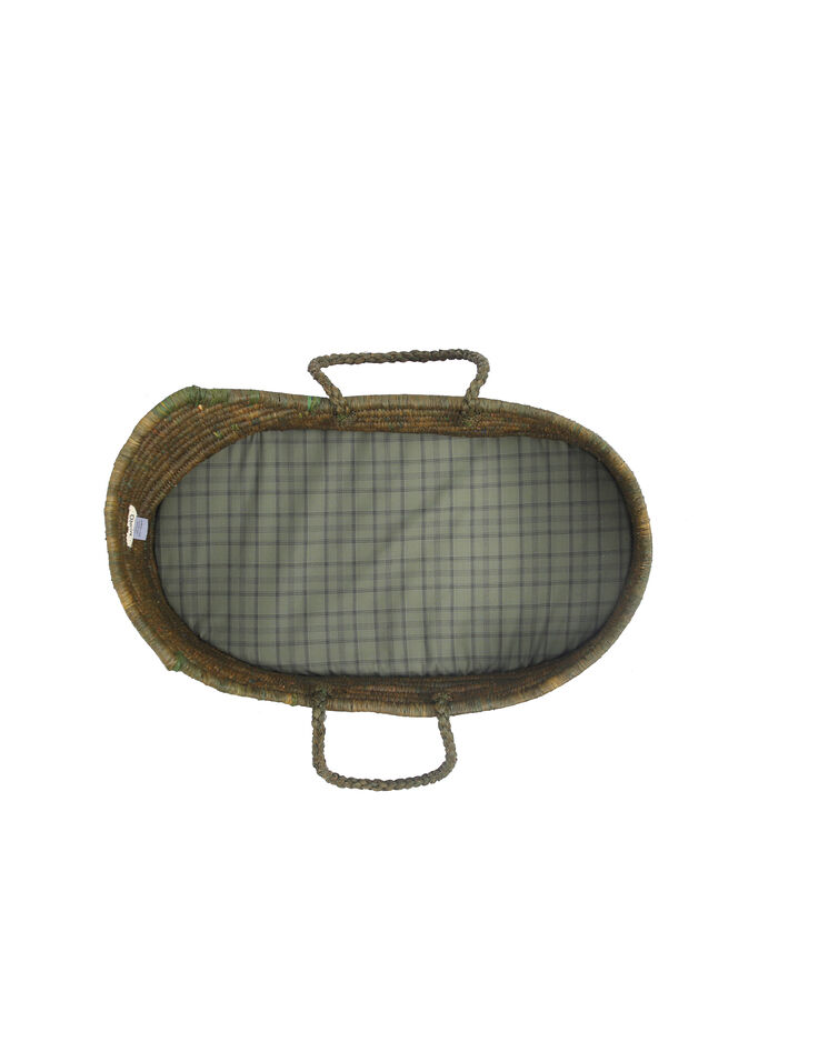 NORO khaki Moses basket and cotton mattress-4