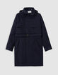 Herren-Trenchcoat, marineblau, Nylon, WATERPROOF-7