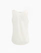 Women’s off-white linen vest top-2