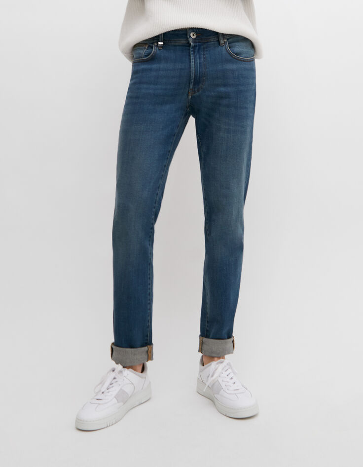 Men’s indigo Dennis SLIM jeans-2 Men’s indigo Dennis SLIM jeans-2