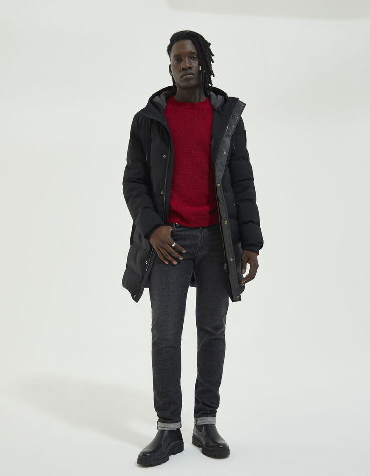 Doudoune longue noire WATERPROOF BREATHABLE Homme-7