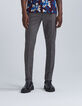 Men’s grey Prince of Wales motif TRAVEL SUIT joggers-2