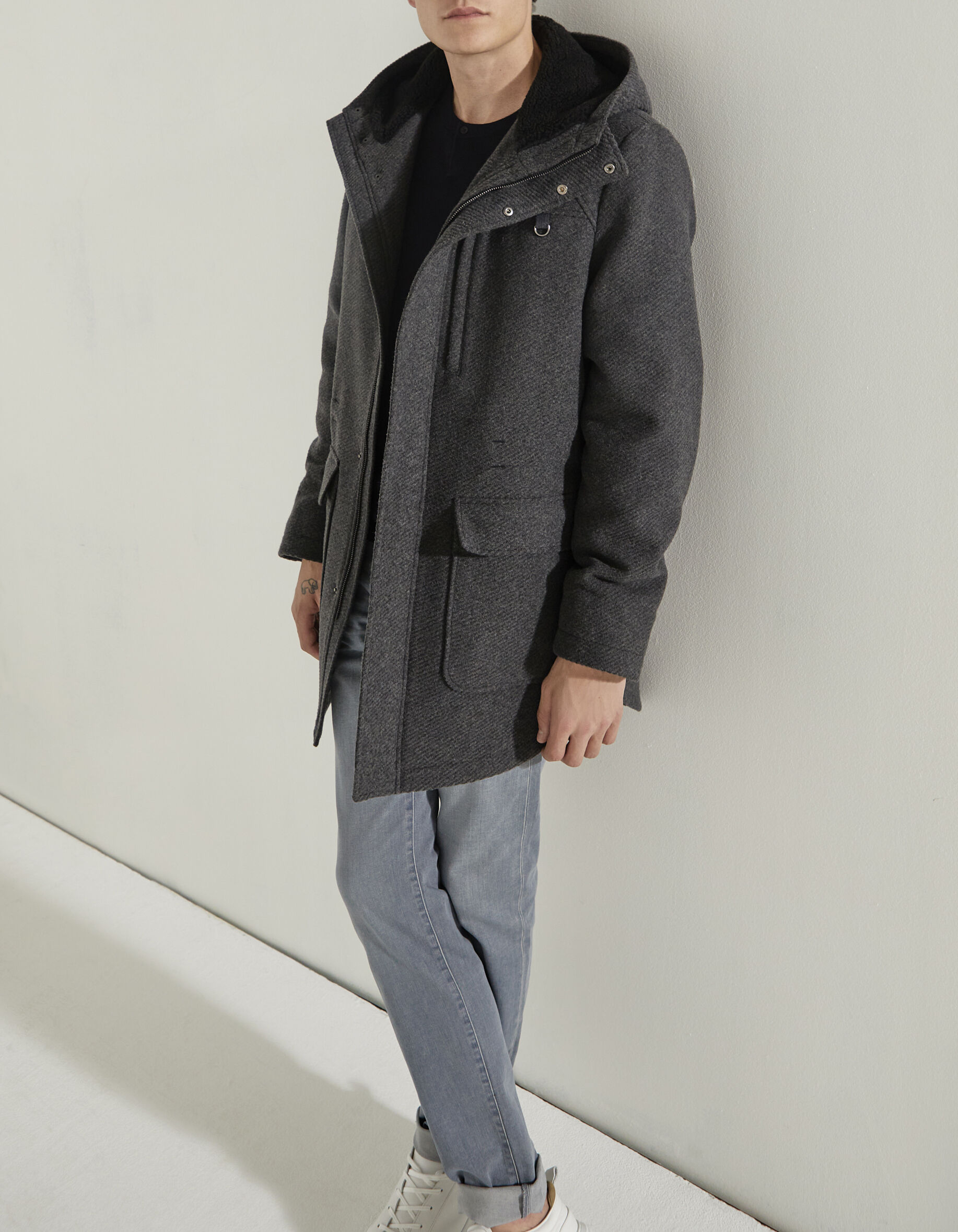 Manteau a deals capuche homme