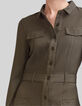 Robe chemise longue wakame coton bio Femme-3