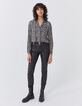 Hemdblouse Pure Edition in viscosezijde grafische bloem-5