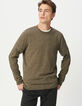 Pull kaki tricot mouliné Homme-2