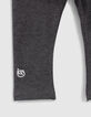 Set roze sweatjurk en grijze legging babymeisjes-4