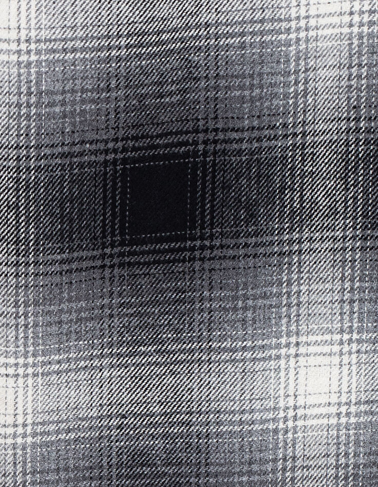 Surchemise REGULAR gris anthracite à carreaux Homme-7
