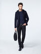 Veste marine avec parmenture à capuche WATER REPELLENT Homme-6