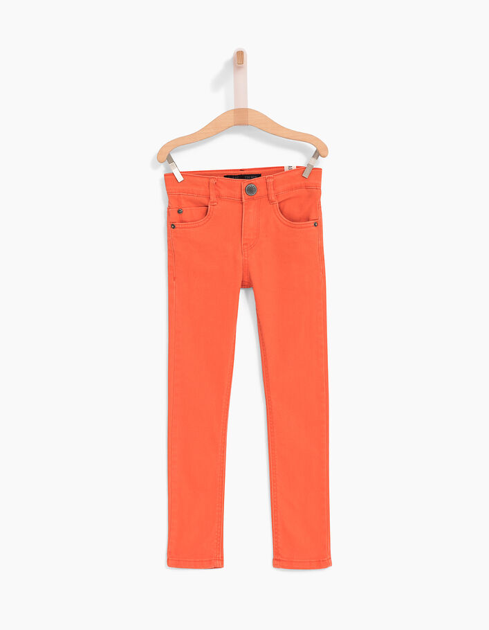 Boys’ slim orange jeans - IKKS