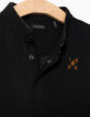 Zwarte polo voor jongens -5