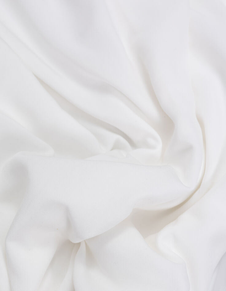 Wei&szlig;es Hemd f&uuml;r Damen mit bestickter Spitze-7