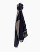Chèche vison façon patchwork Homme-1