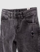 Medium Grey Relaxed-Jungenjeans mit Used-Optik -2