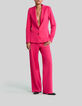 Pantalon tailleur fuchsia Femme-1