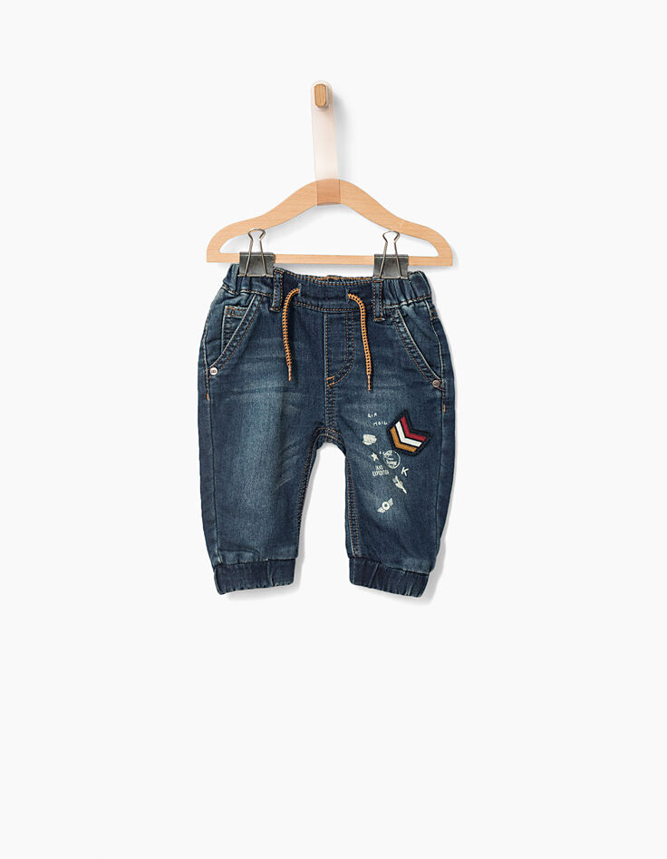 Vaquero azul bebé niño -1