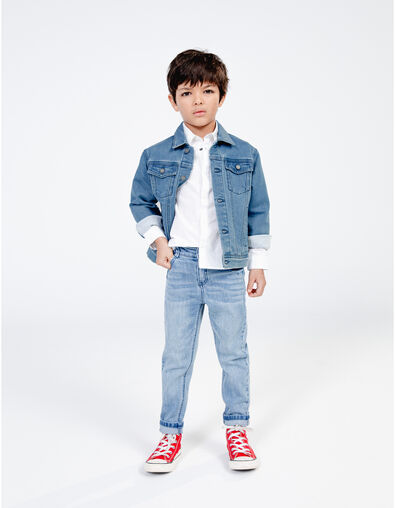 Blaue Jungen-Jeansjacke Waterless - IKKS