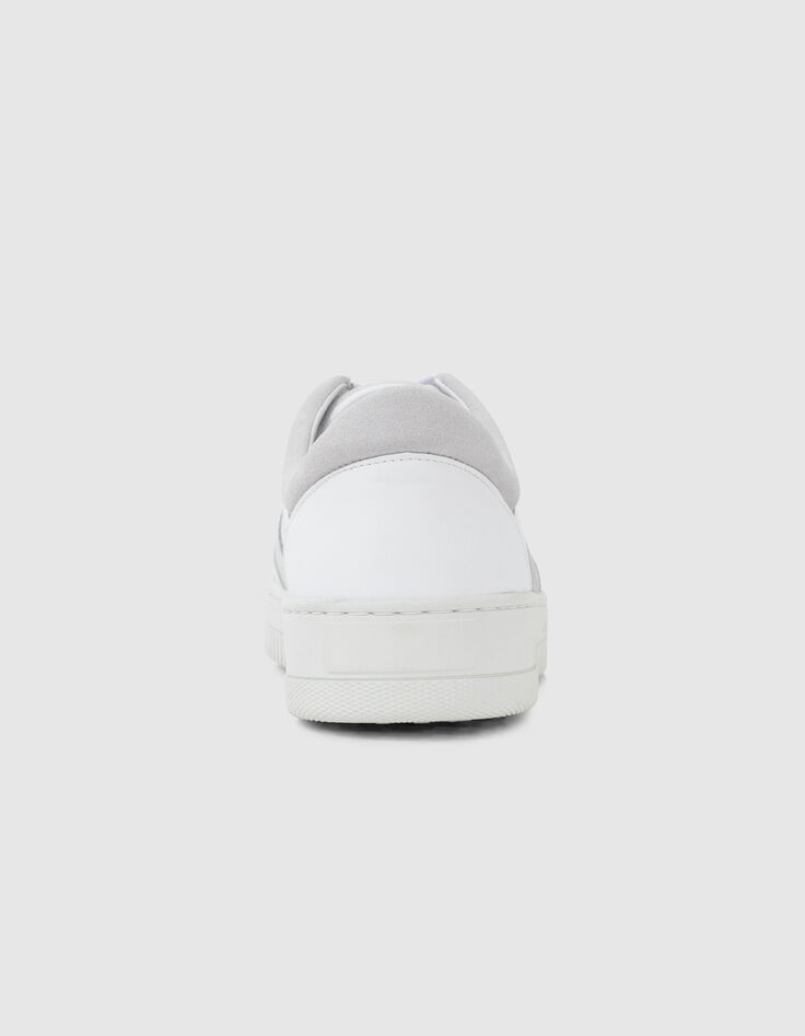 Men&rsquo;s off-white leather trainers-6
