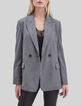 Pure Edition &ndash; Women's black semi-plain suit jacket-2