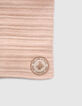 Snood rosa punto fantas&iacute;a l&uacute;rex insignia bronce ni&ntilde;a-3