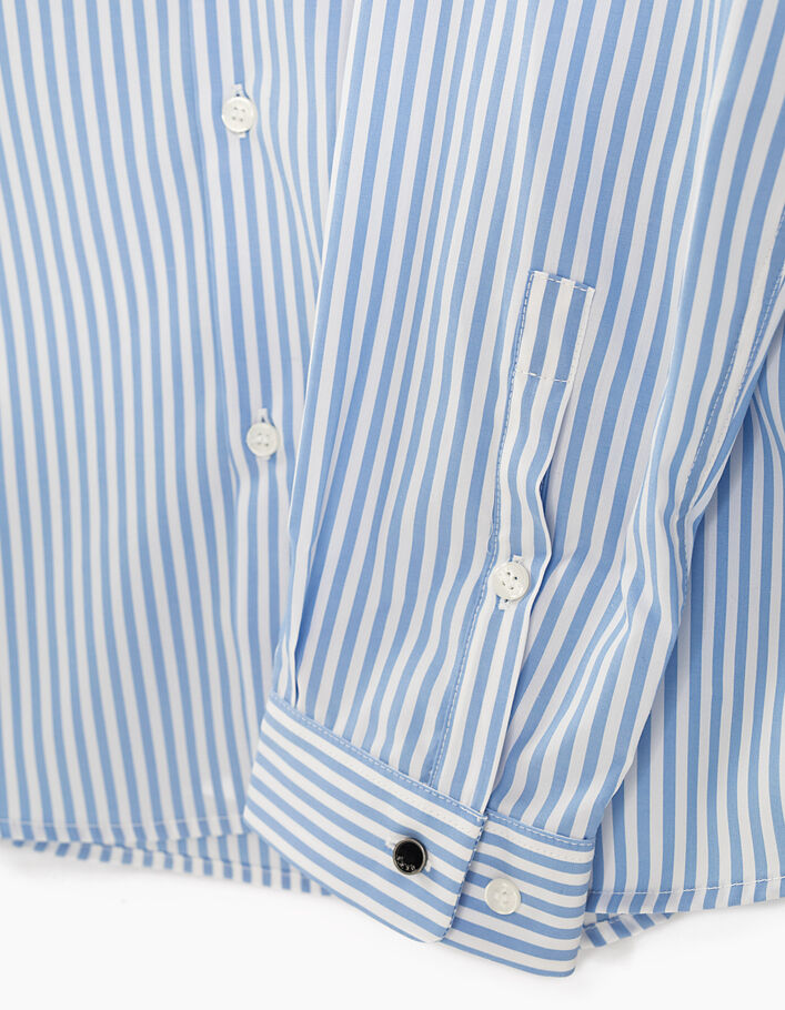 Men's blue striped shirt - IKKS