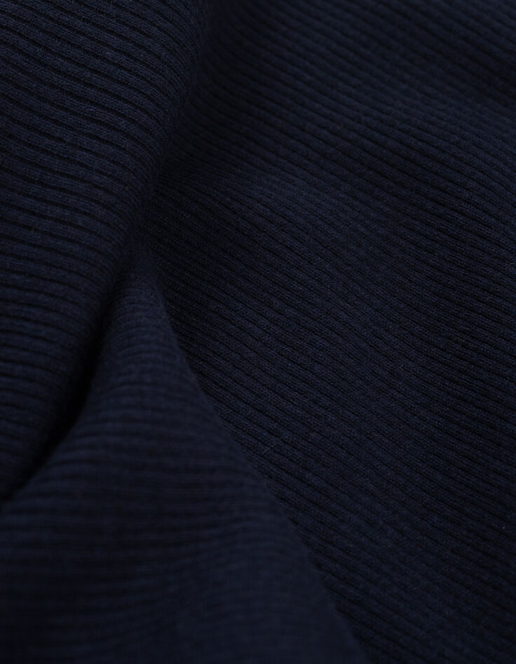 Navy coltrui met omgekeerde naad Dames-3
