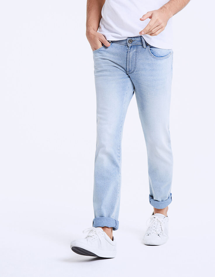 Men’s grey-blue Malibu slim jeans-3