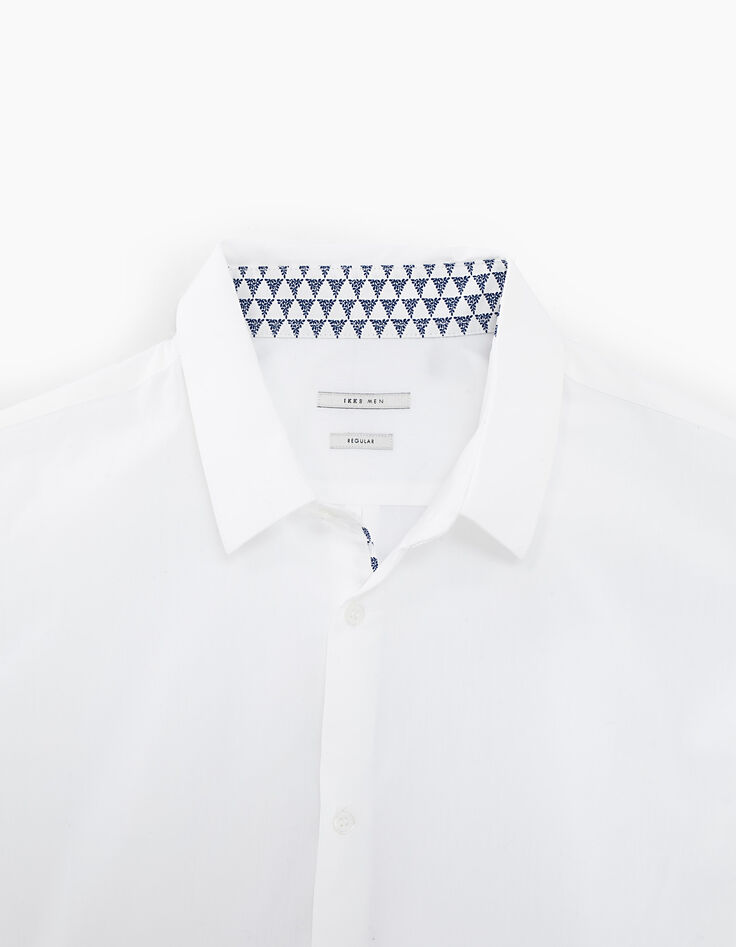 Camisa REGULAR blanca opo geométrica Hombre-2