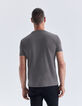 Camiseta gris reciclada dupiones hombre-3