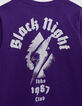 Violettes Jungen-T-Shirt mit Motiven vorne und hinten-7