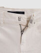 Beige REGULAR-Jungenjeansbermudas-9