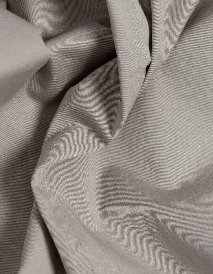 Women's beige sleeveless safari jacket-9