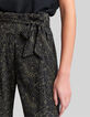 Pantal&oacute;n caqui LENZING&trade; ECOVERO&trade; cachemira floral Mujer-4