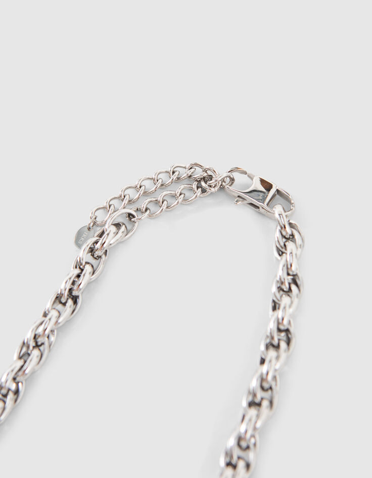 Women's twisted link necklace-3