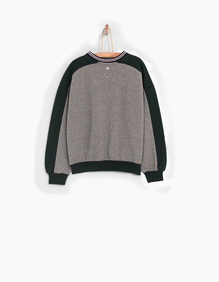 Little Girls Serafina Sequin Bow Sweatshirt main image 1
