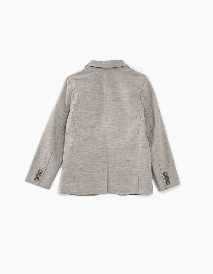 Boys’ grey marl suit jacket-3 Boys’ grey marl suit jacket-3