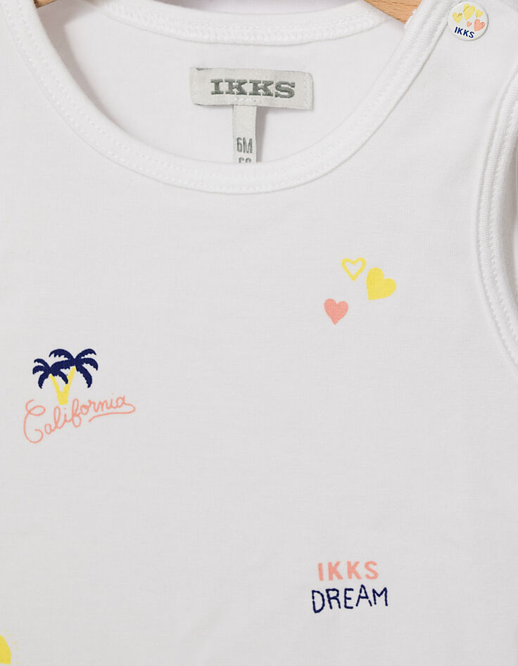 Blouse 2 en 1 avec top printé bébé fille-4 Blouse 2 en 1 avec top printé bébé fille-4
