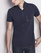 Marinebl heren poloshirt-1