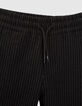 Boys’ grey pinstripe joggers-6